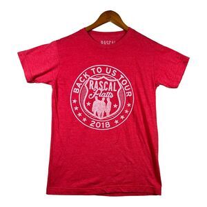 Rascal Flatts Back To Us Concert Tour Country Music Band Men's Red T-Shirt Sz S